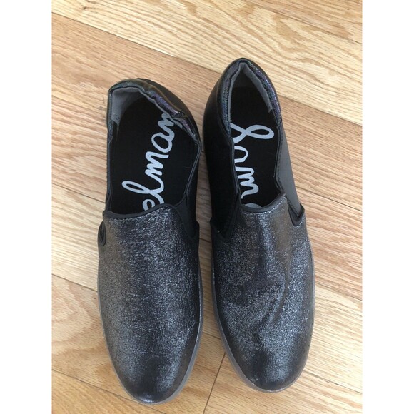 Sam Edelman Becker Gray-Black Slip On Loafers Womens Size 9 - Picture 2 of 7